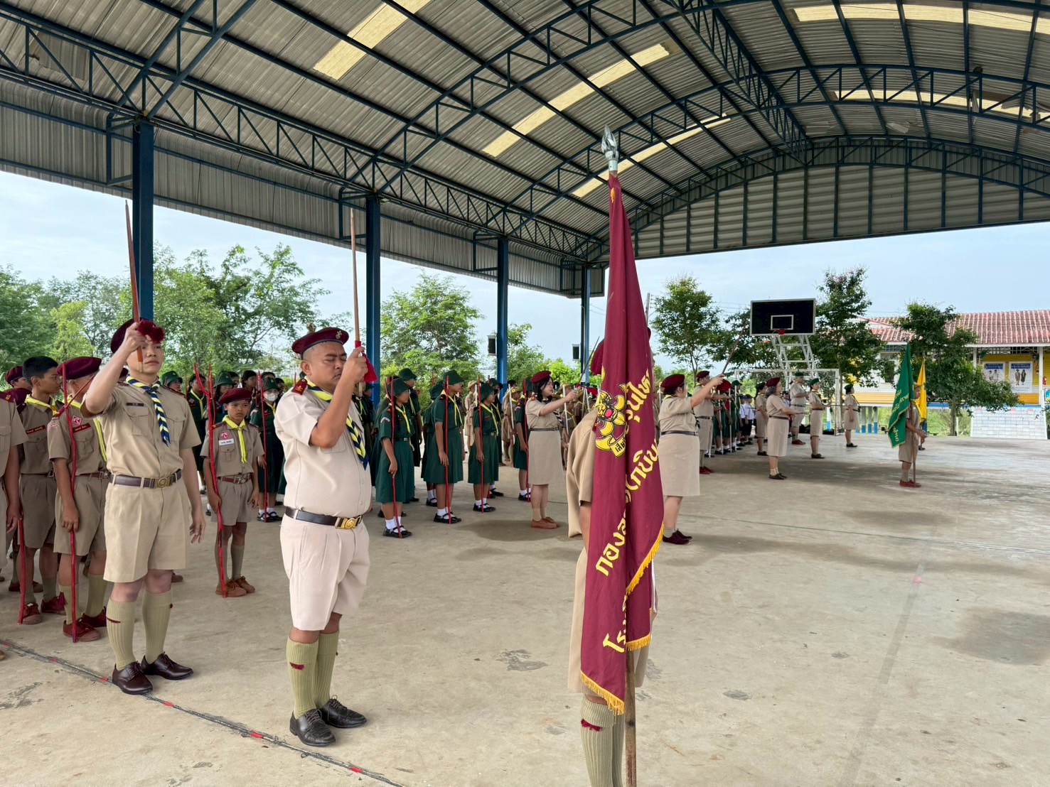 โรงเรียนเทศบาล ๑ (กบินทร์ราษฎรอำรุง) จัดกิจกรรมเนื่องในวันคล้ายวันสถาปนาคณะลูกเสือแห่งชาติ ประจำปี 2568